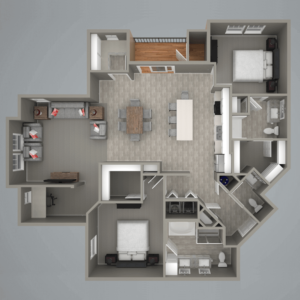 Omaha Luxury Apartment Floor Plan